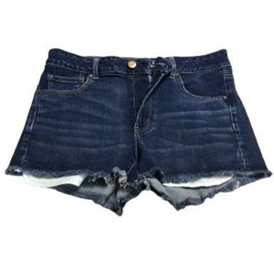 American Eagle Outfitters Hi-Rise Shortie Super Stretch Denim Shorts Size 14